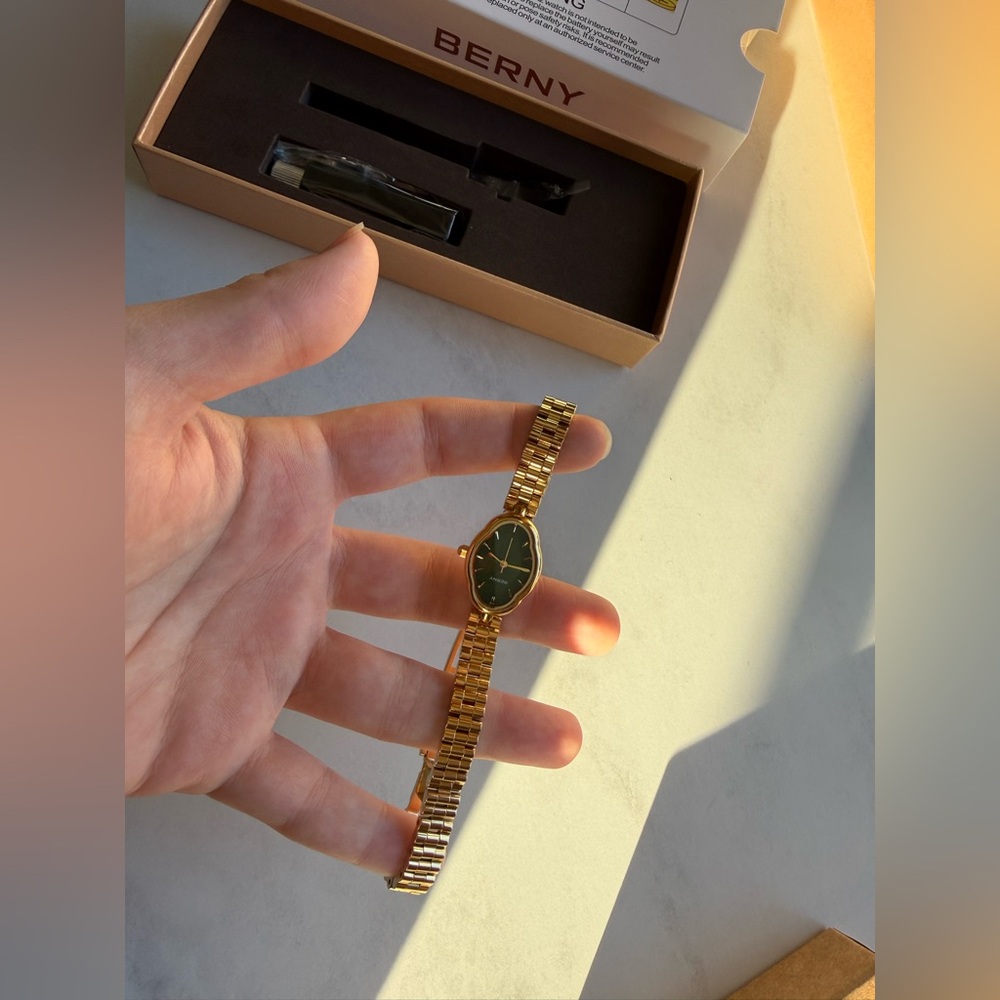 Berny Gold and Green Watch